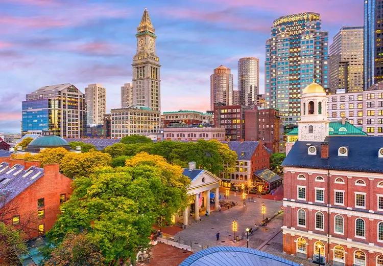 Downton Boston near Faneuil Hall